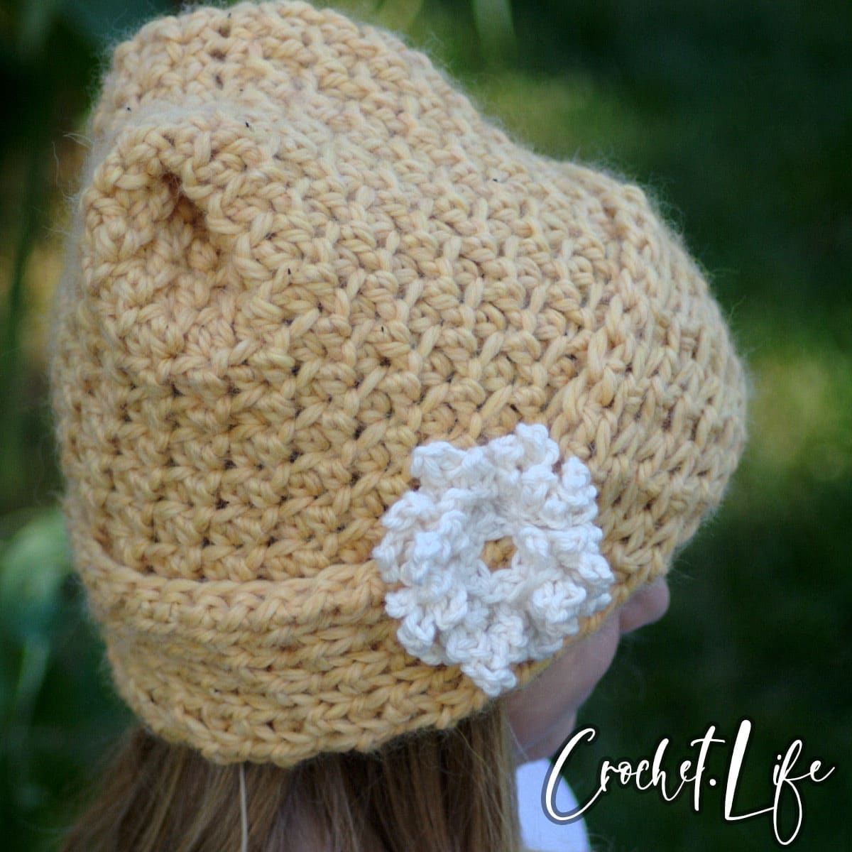 crochet pattern winter hat fall into winter