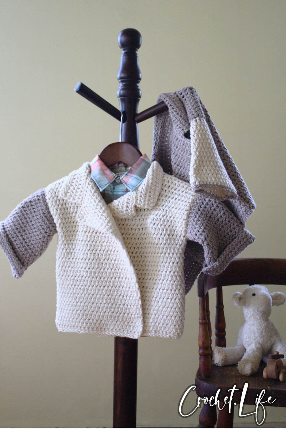 crochet sweater pattern baby size