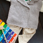 frosty morning baby sweater crochet pattern