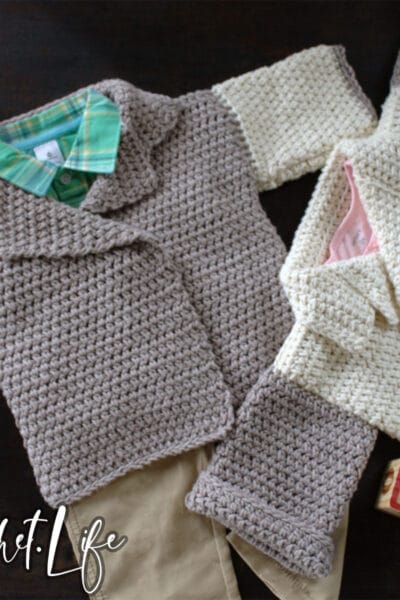 free baby sweater crochet pattern