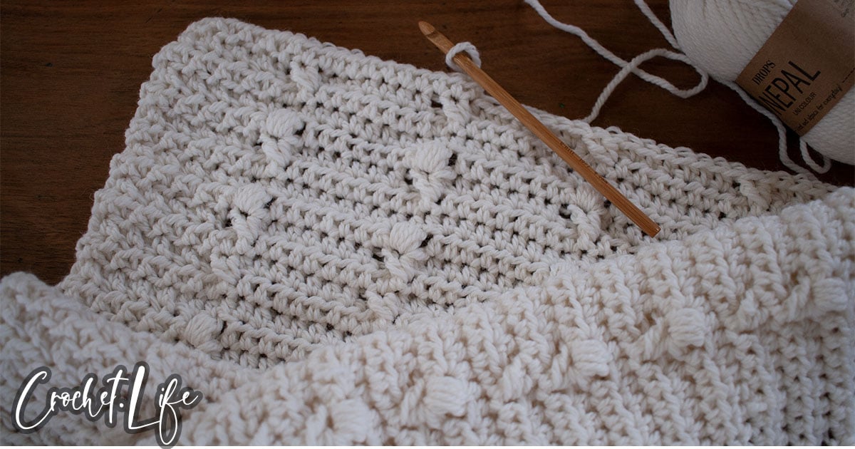 lakeshore trellis blanket crochet pattern