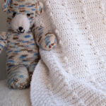 lakeshore trellis baby blanket crochet pattern