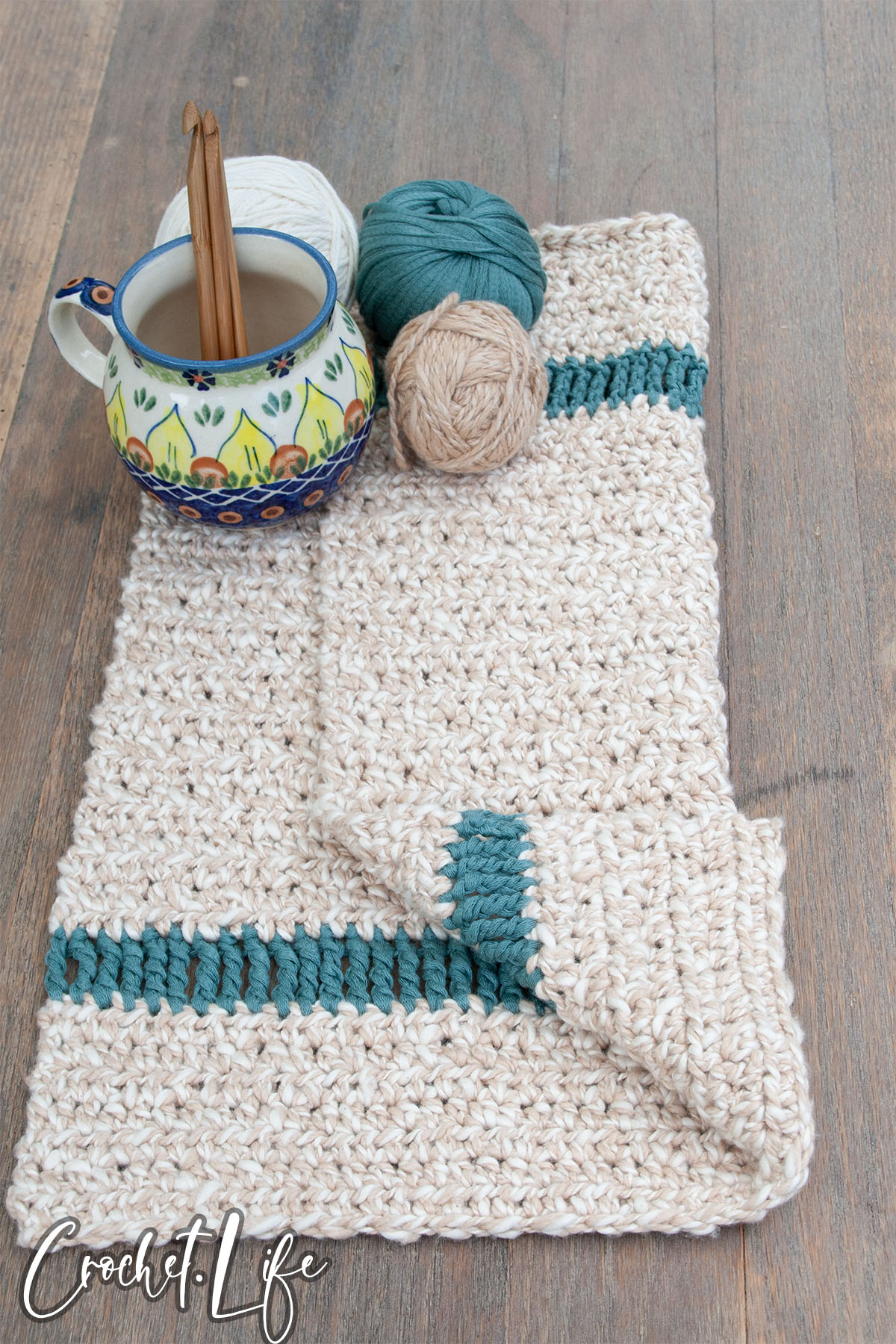 pathways dish cloth crochet pattern