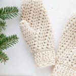 snowspell adult mittens crochet pattern