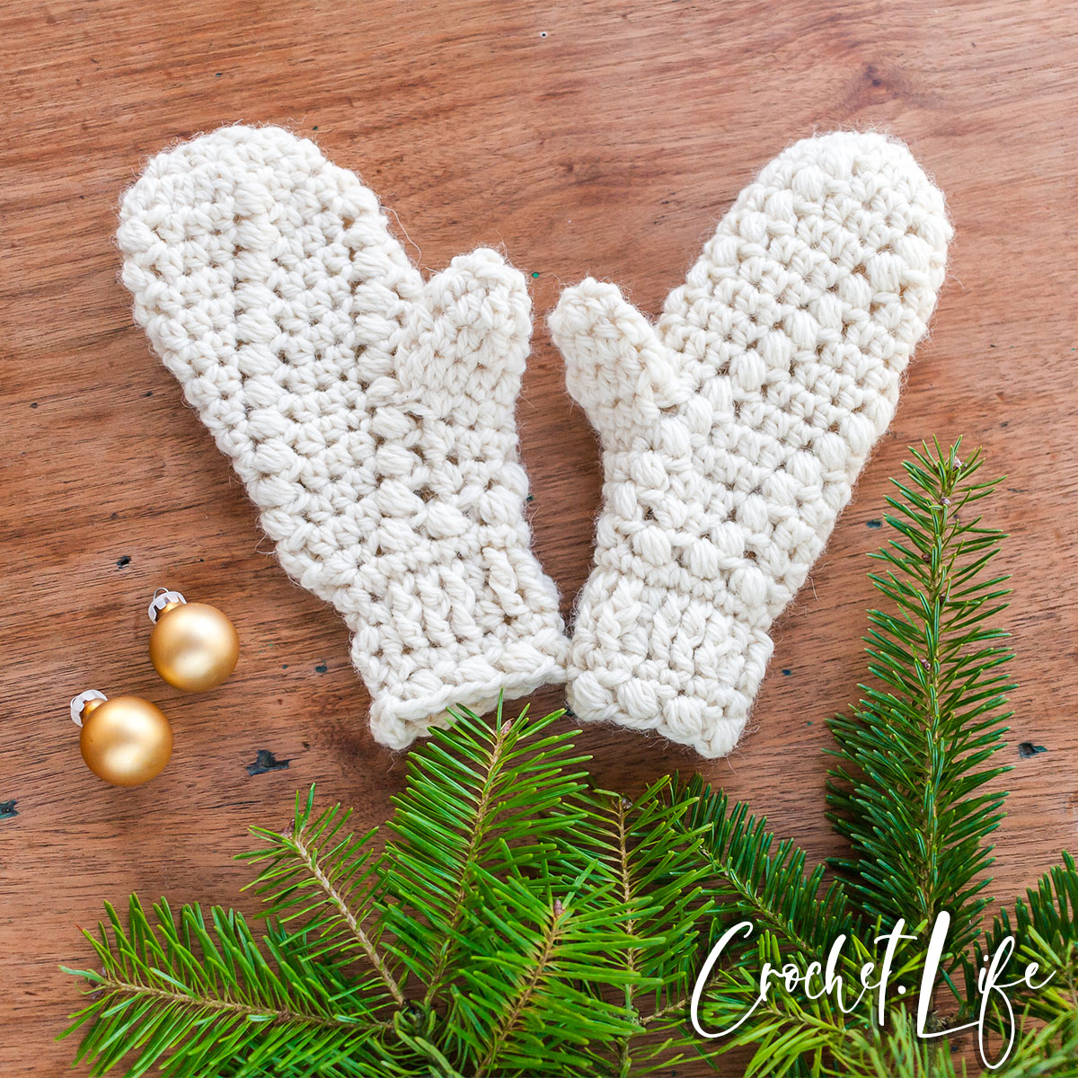 free crochet pattern for large mittens