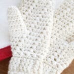 snowspell children's mittens free crochet pattern
