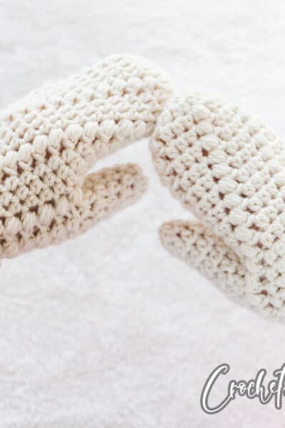 crochet child mitten pattern