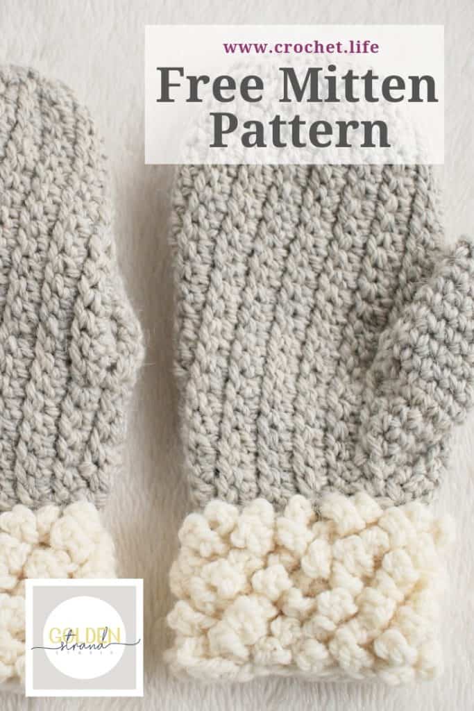 Gorgeous Free Crochet Mitten Pattern for Adults and Teens - Crochet Life