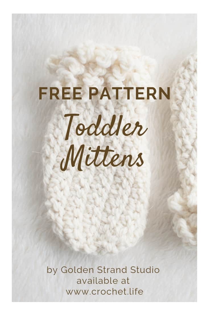 Free Pattern Winter Spun Toddler Mittens