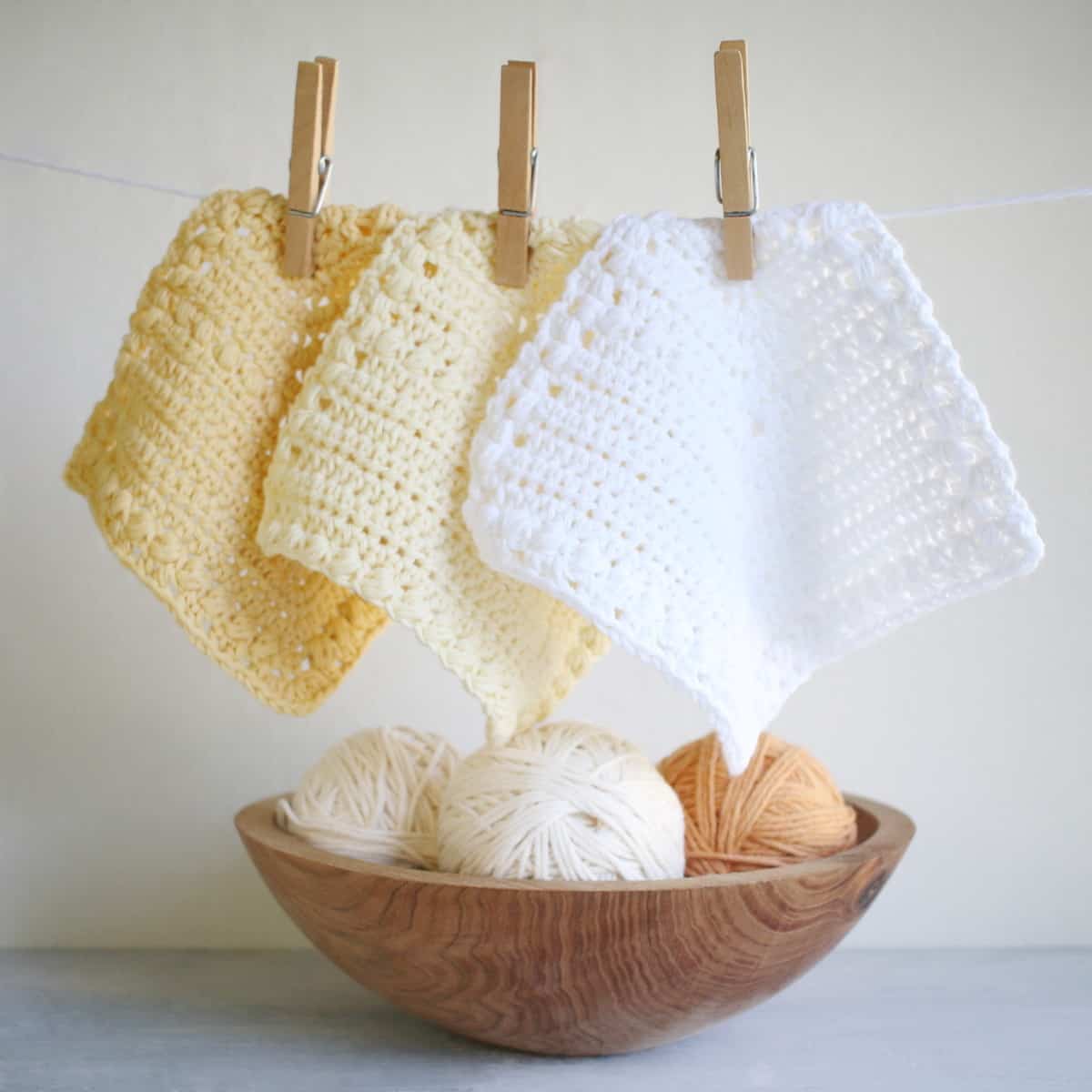 Free Crochet Dishcloths Flutterby Pattern