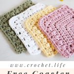 Crochet Easy Coaster Pattern Flutterby
