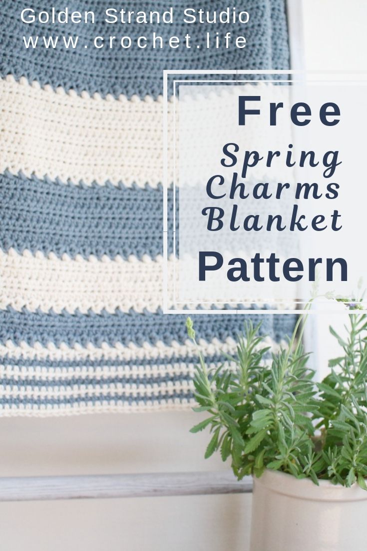 crochet blanket easy striped pattern