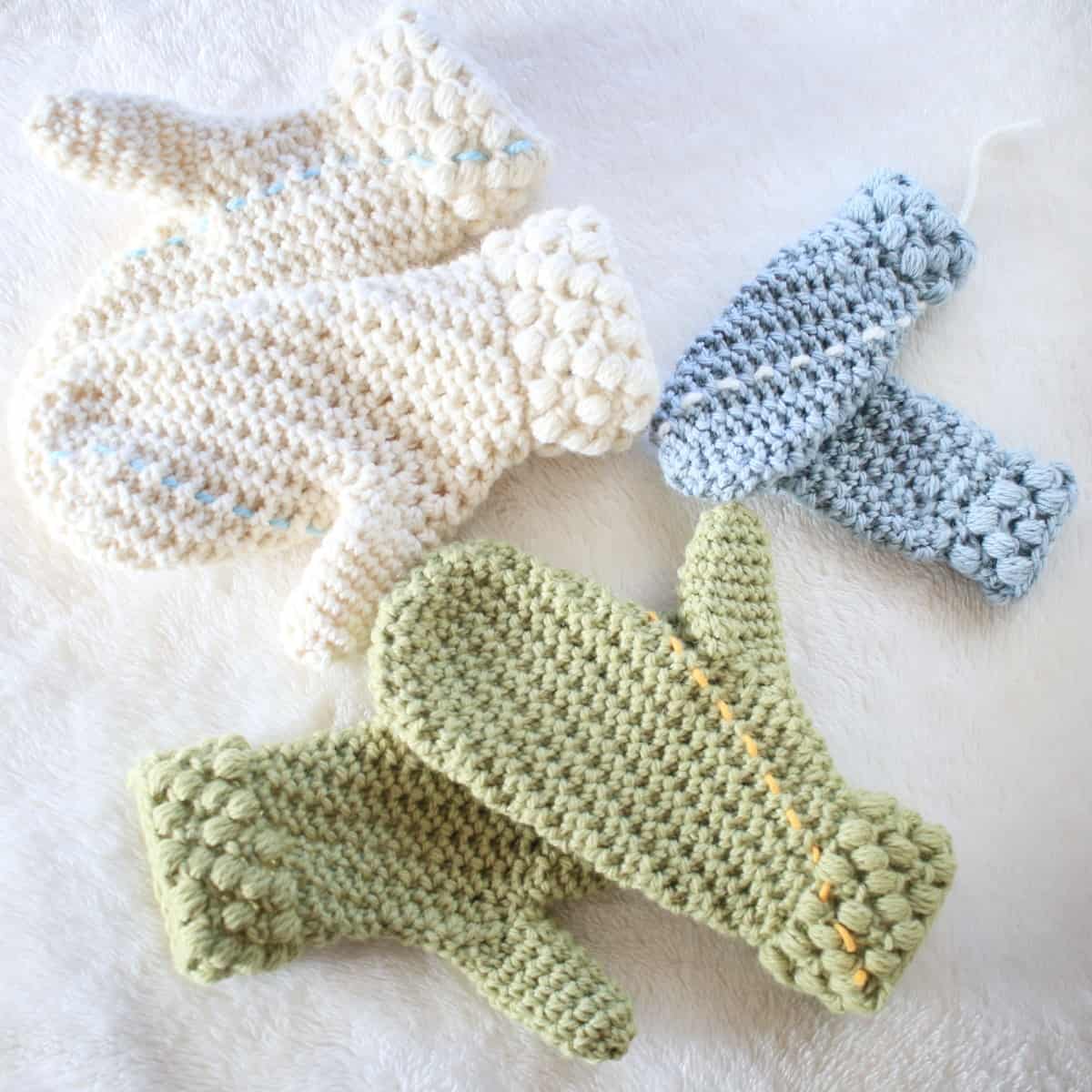 Gathered Buds Mittens for Toddler, Child, and Adult