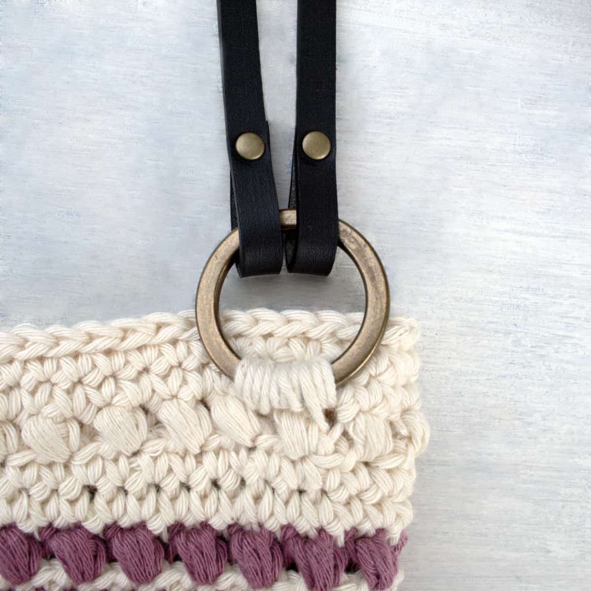 How To Attach the Strap Handles to the Red Clover Mini Tote.