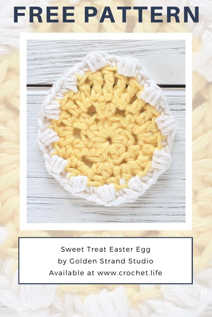 Crochet Easter Egg Pattern with Puff Stitches