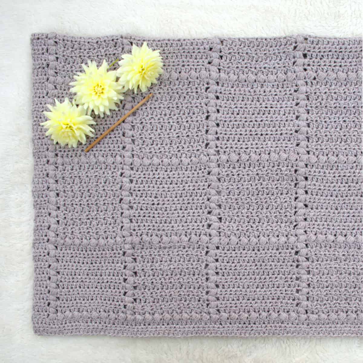 Nursery Patch Crochet Baby Blanket Pattern