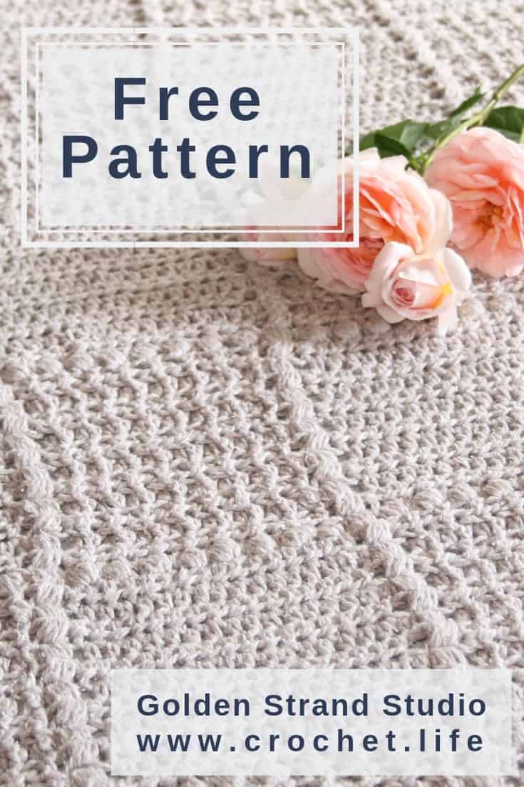 Crochet Baby Blanket Pattern With Soft Simple Textures