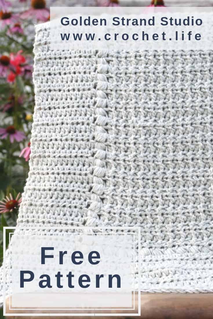 Easy Crochet Baby Blanket Pattern Project