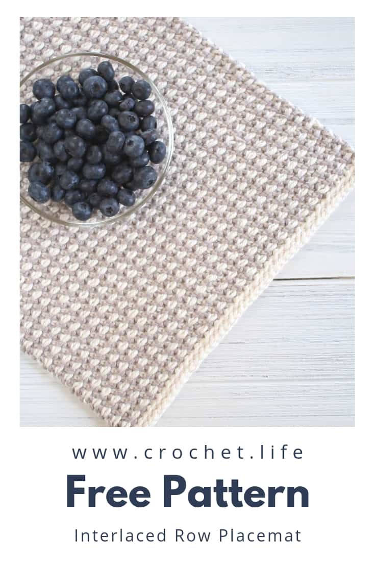 Simple Crochet Placemat Pattern