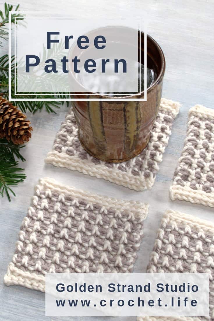 DIY Home Crochet Coaster Project