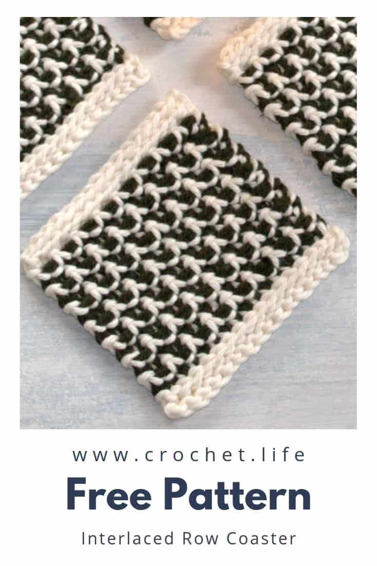 Simple Crochet Coaster DIY Pattern