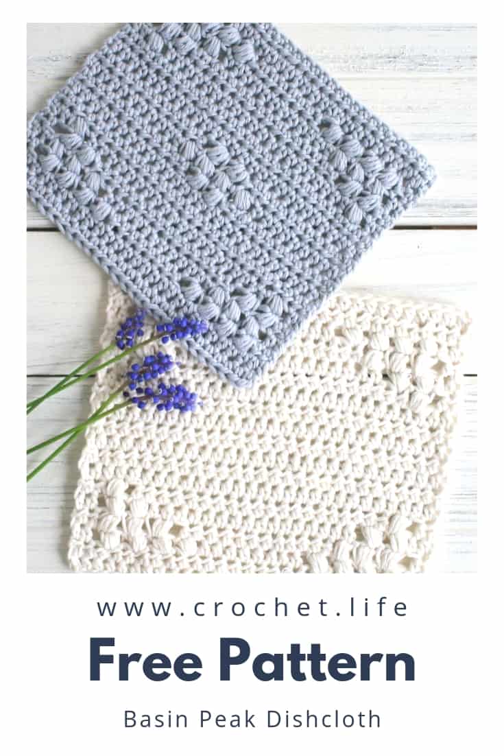 Free Crochet Dishcloth Patterns in 2 Styles