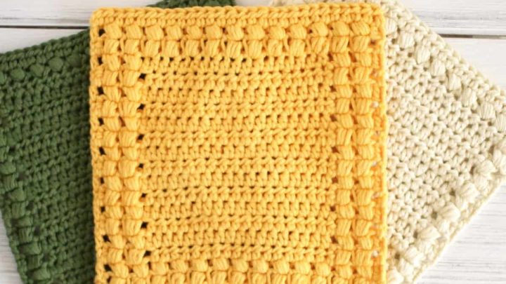 13 Beautiful Dishcloth Crochet Patterns - Crochet Life