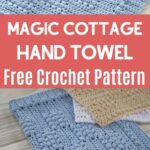Magic cottage hand towel collage