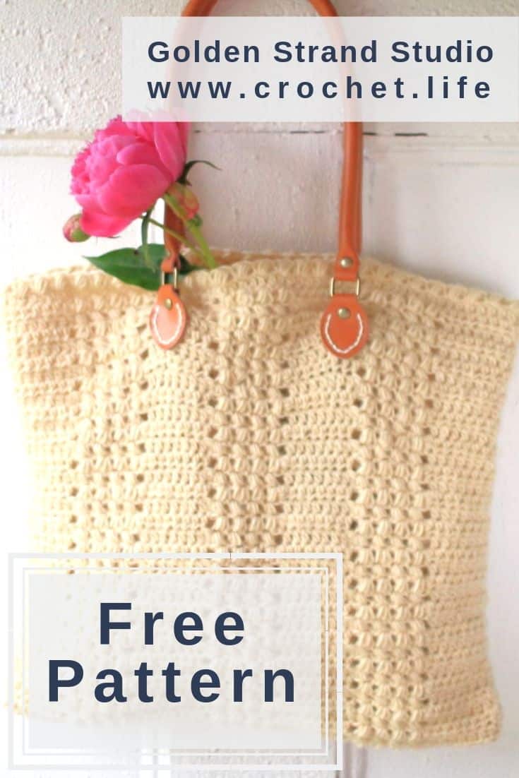 Easy Crochet Bag With Puff Stitches