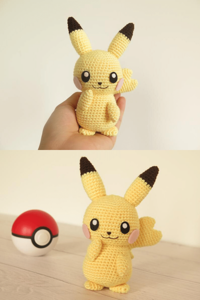 Crochet pikachu