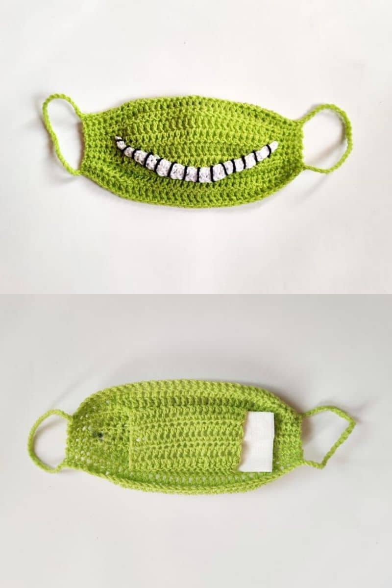 Smiling teeth face mask