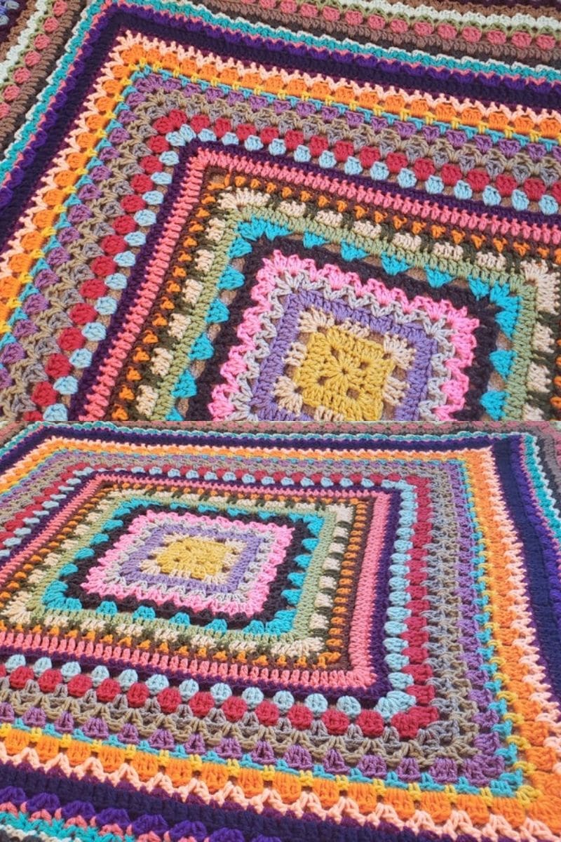 Square crochet pattern