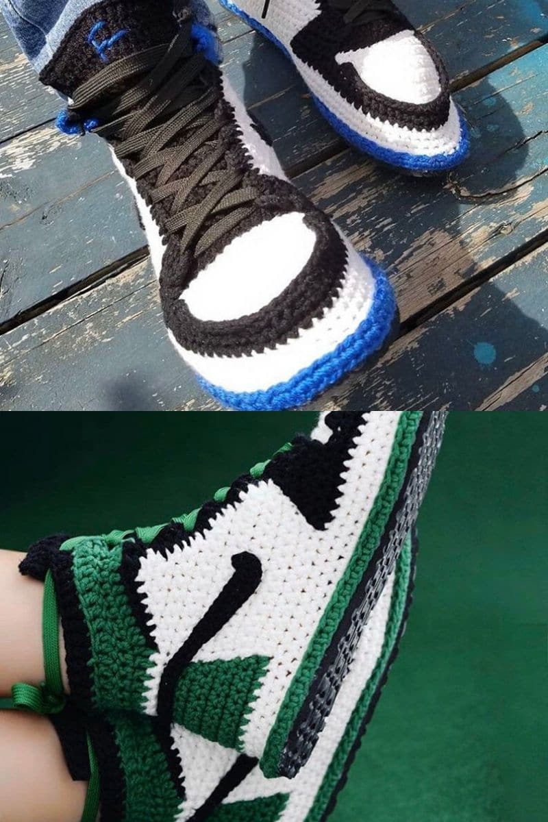 Crochet sneakers