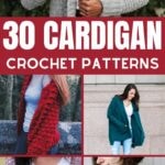 Crochet Cardigan Patterns collage