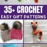 Crochet gift patterns collage