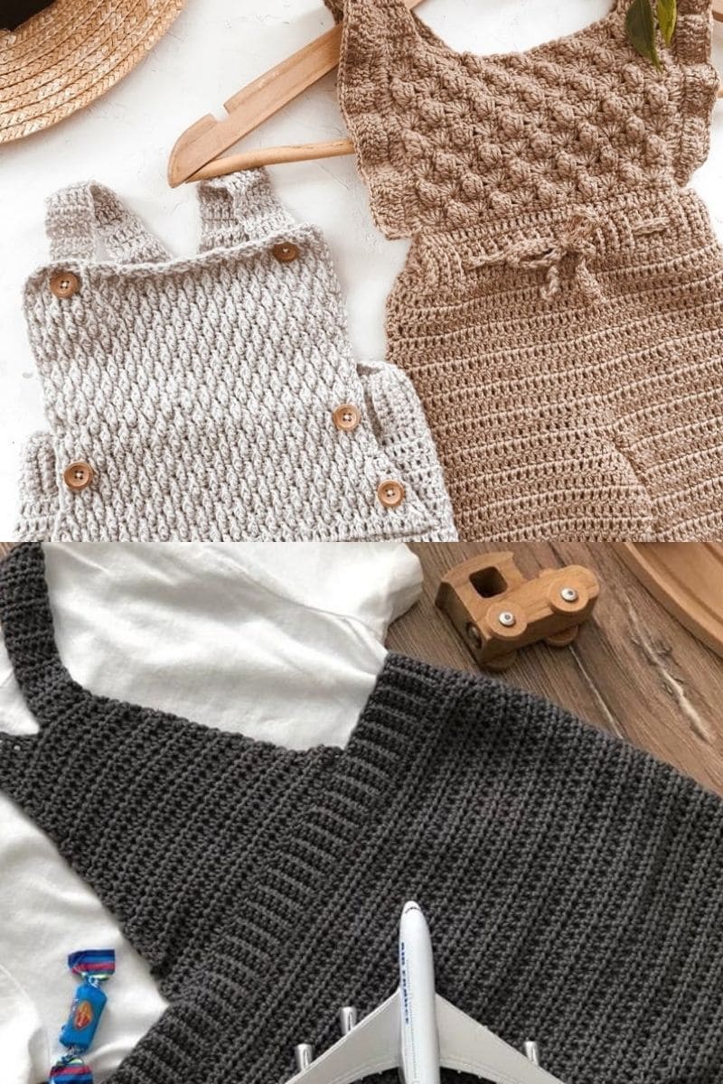 Crochet overalls