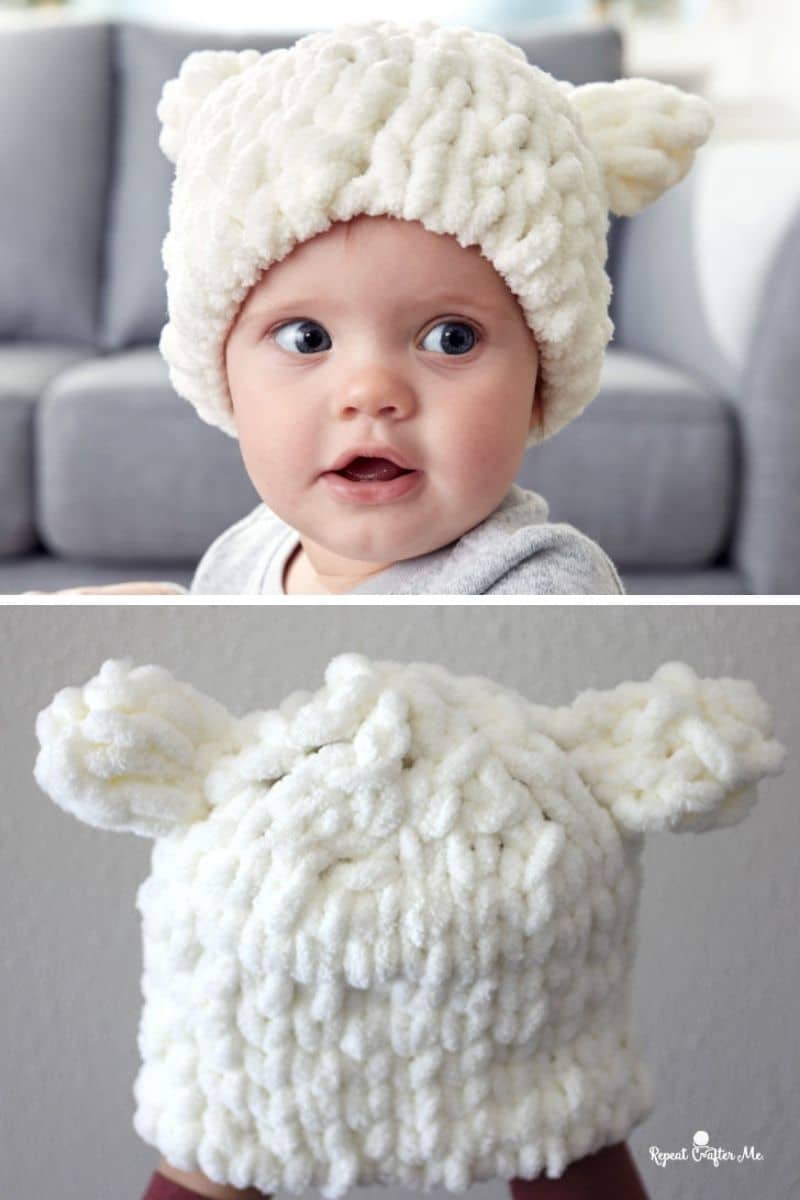 Crochet baby hats