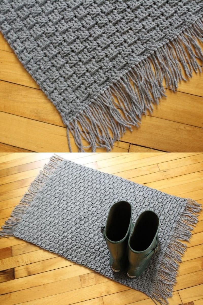 Grey rug