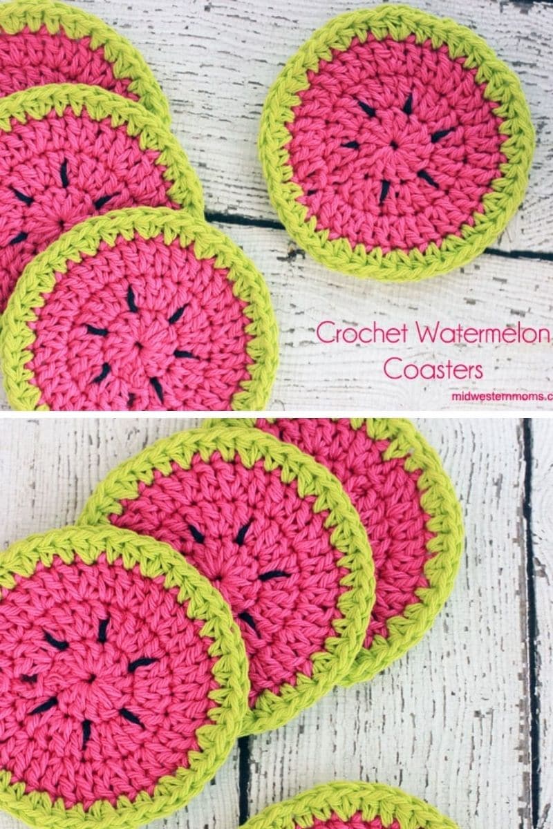 Crochet coaster