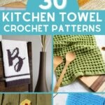 Kitchen towel collage