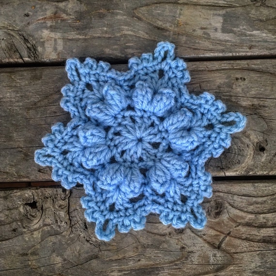 Stella's Snowflake Crochet Pattern Crochet Snow Flake | Etsy