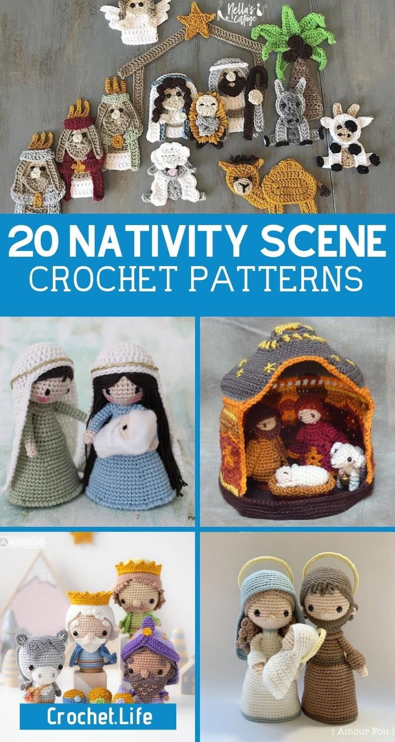20 Beautiful Crochet Nativity Scene Patterns - Crochet Life