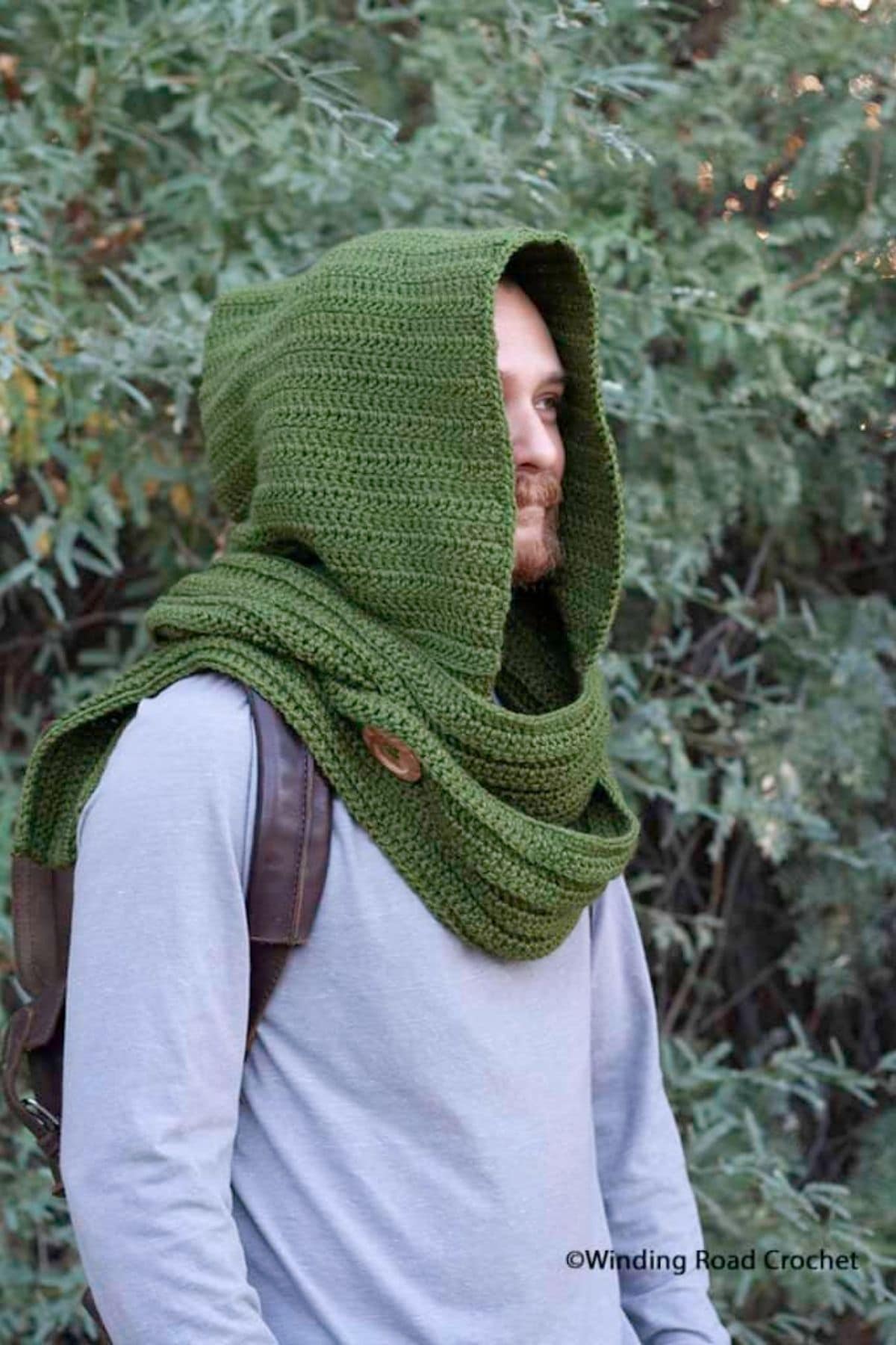 Classic hooded scarf