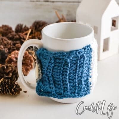 mug cozy pattern for crochet