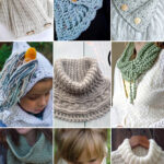 photo collage of crochet cowl patterns
