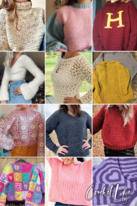 15 Unique and Beautiful Sweater Crochet Patterns - Crochet Life