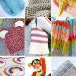 photo collage of cotton crochet patterns