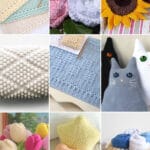 photo collage of home crochet patterns