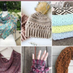photo collage of crochet projects that use one skein of yarn with text which reads the best one skein crochet patterns