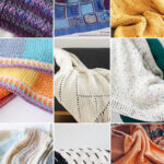 photo collage of tunisian crochet blanket patterns
